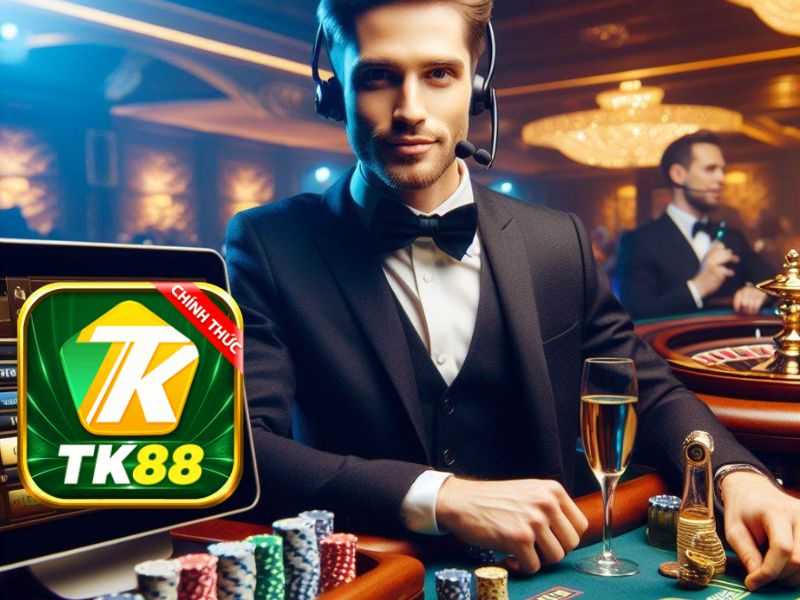 TK88 đơn giản hóa hành trình chơi bài bằng Live Casino